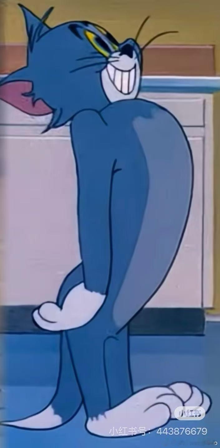 和汤姆猫一模一样呀🐱连胸肌都一样[泪奔] ​​​