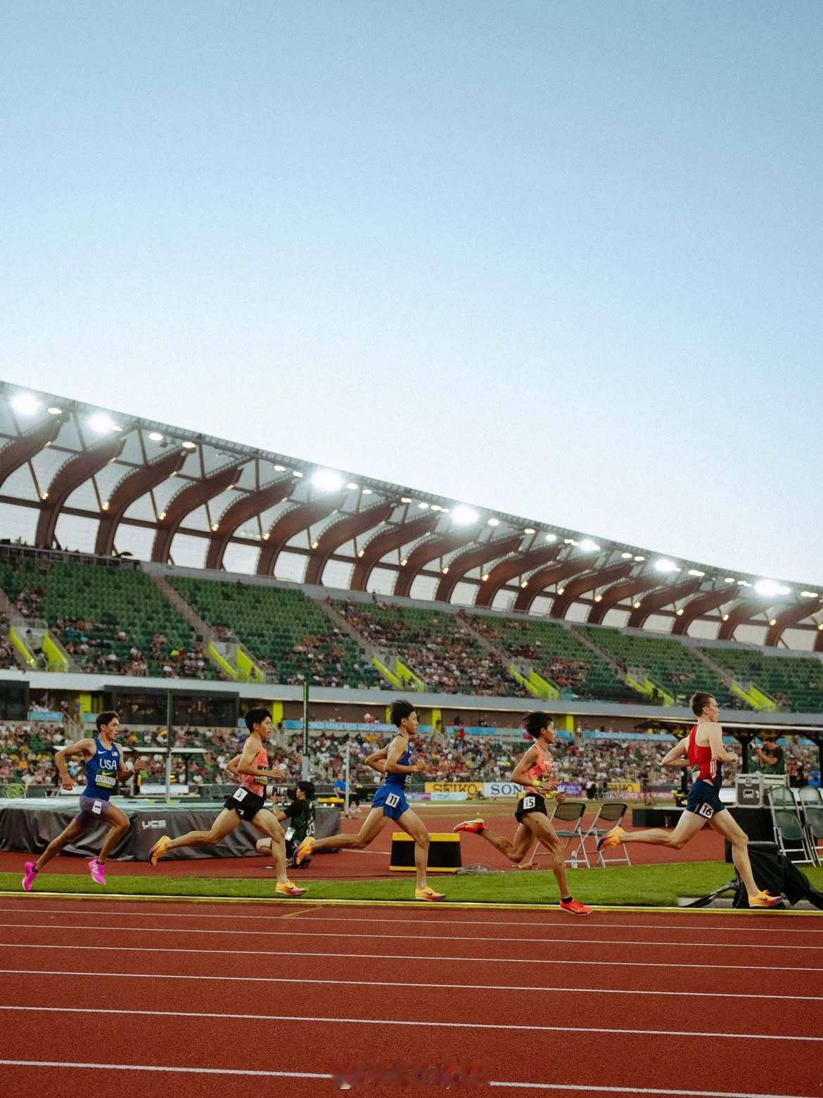 台湾小伙简子杰征战2026 U20俄勒冈世锦赛1500m 3’42.07 7th