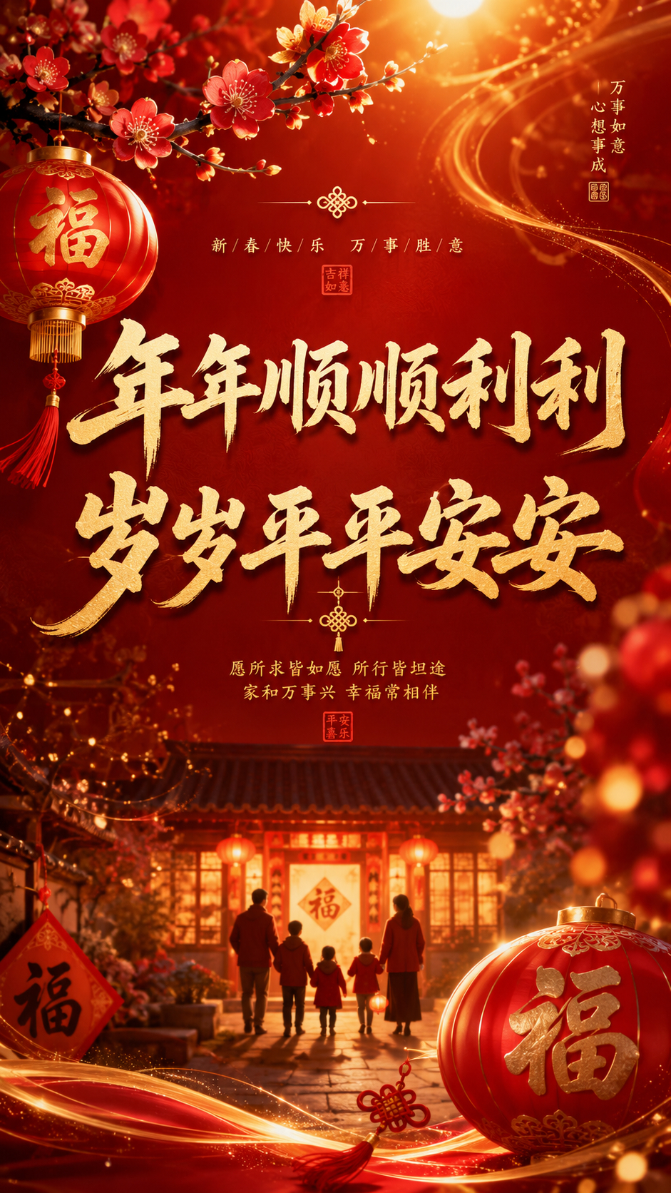 年年顺顺利利，求下联最贴切、最工整的下联是：上联：年年顺顺利利下联：岁岁平平安安