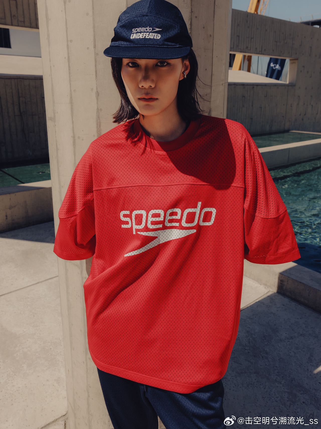 UNDEFEATEDxSpeedo联名UNDEFEATEDspeedo 汪顺上身
