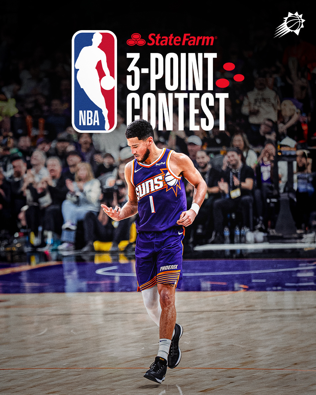 Book确认参加全明星三分大赛 👌 菲尼克斯太阳 ｜旭日东升
