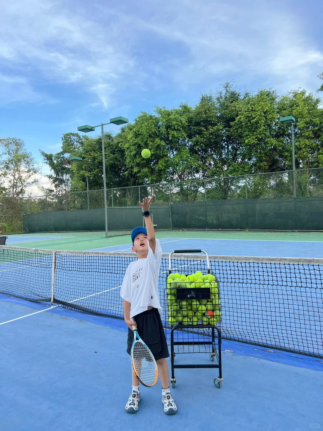 暑假新计划，孩子在这里爱上网球啦！！！！