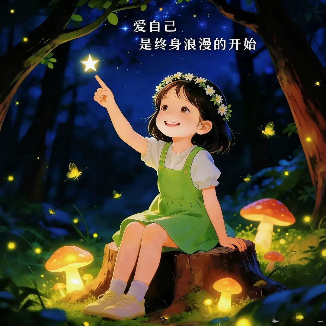 生活纵有千般苦，我亦尝出一点甜。快乐是进行时，痛苦也是；允许向阳生长，也允许雨后