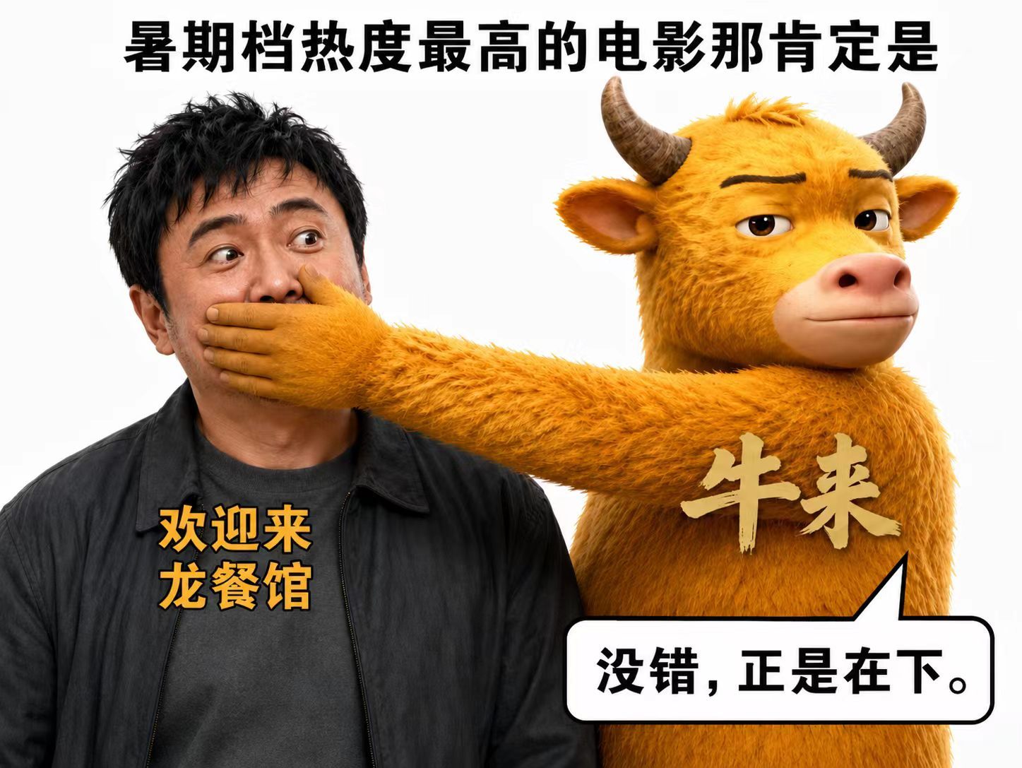 电影《牛来》最新预测1800+万票房。 