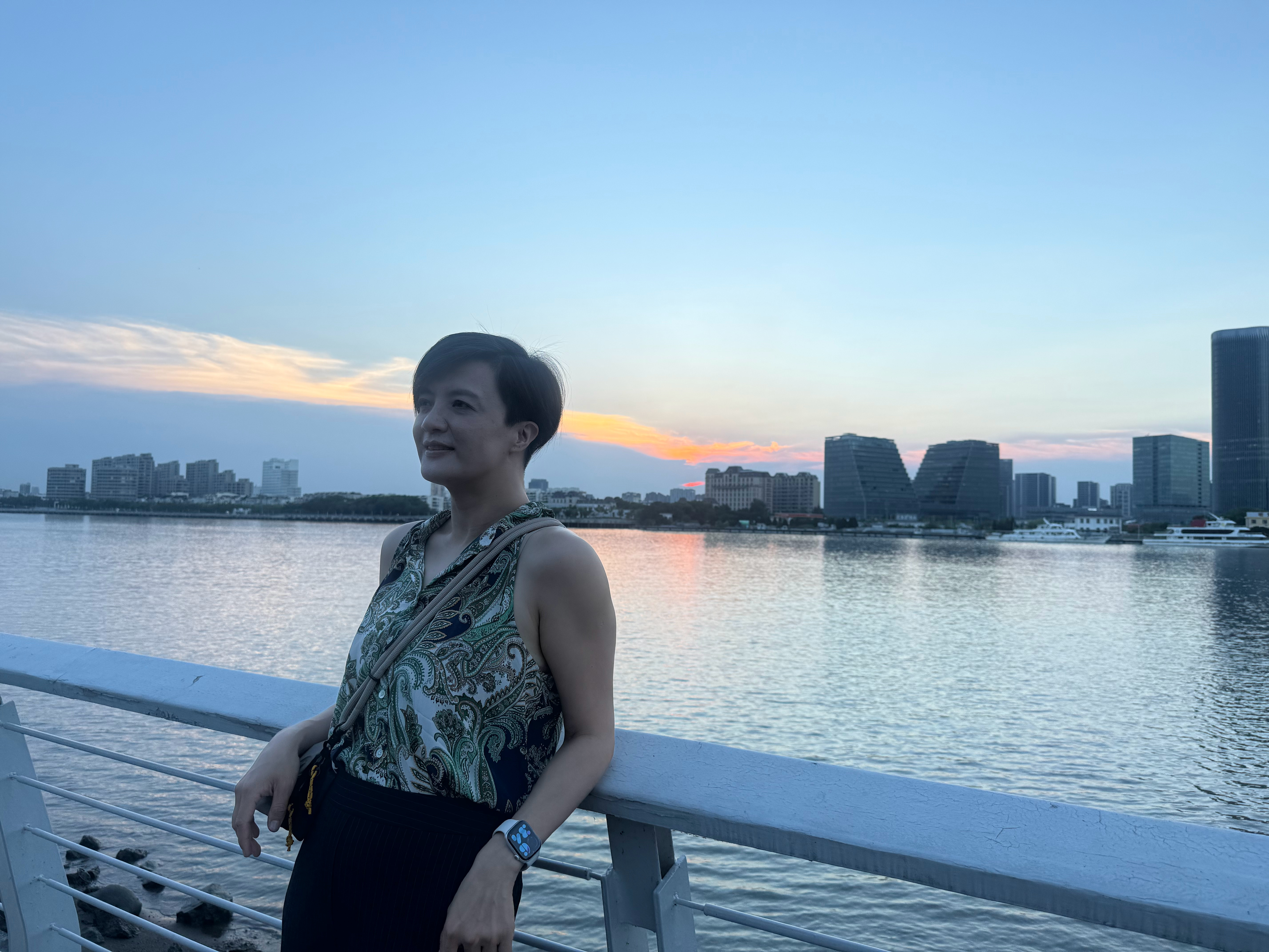 阿萌说她拍照比我强我感觉我拍的更有意境前滩真美啊上次来这个公园还想过要搬来这里住