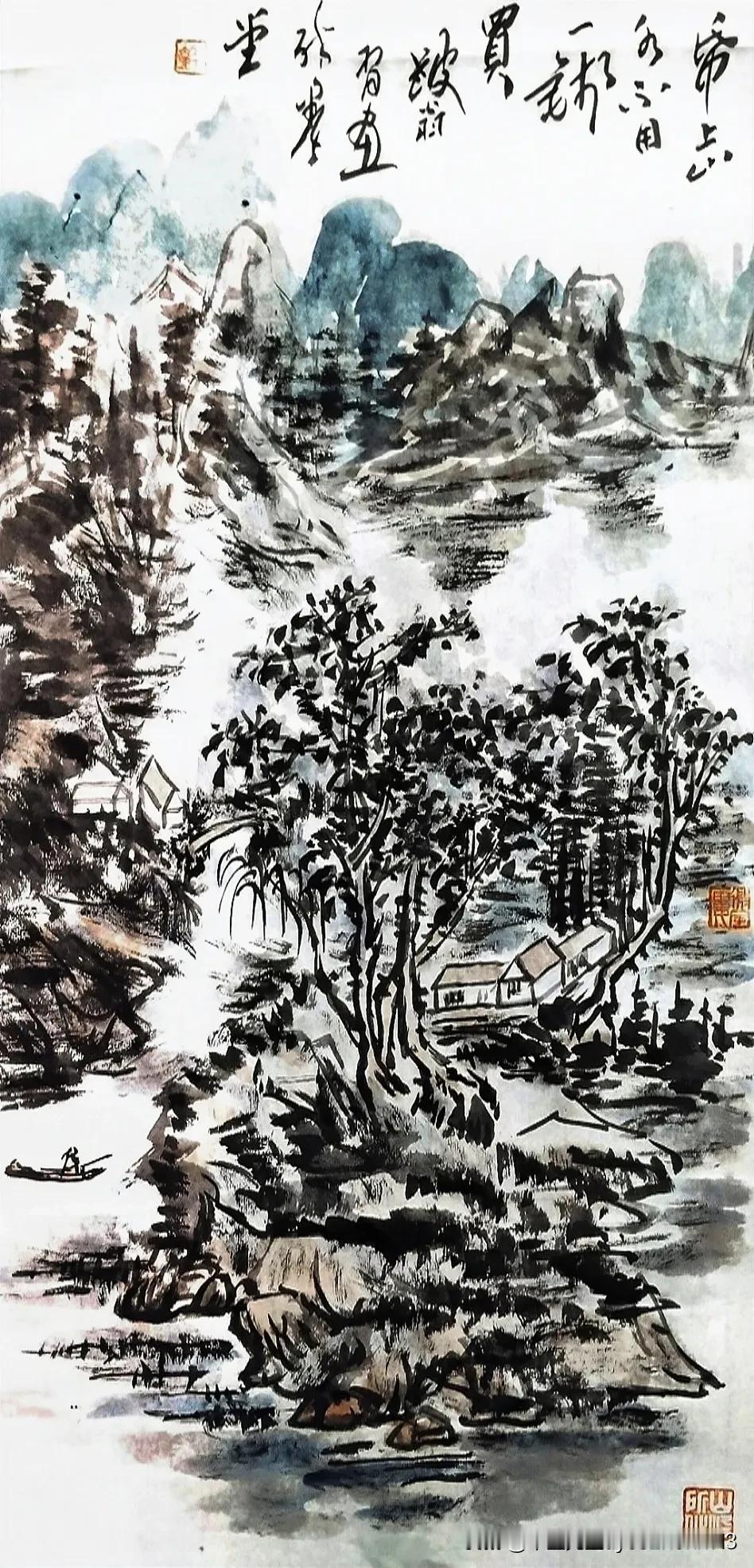 《纸上山水不用1️⃣钱买》
看自然山水，放眼全国，许多地方是要花钱滴！
去年去成