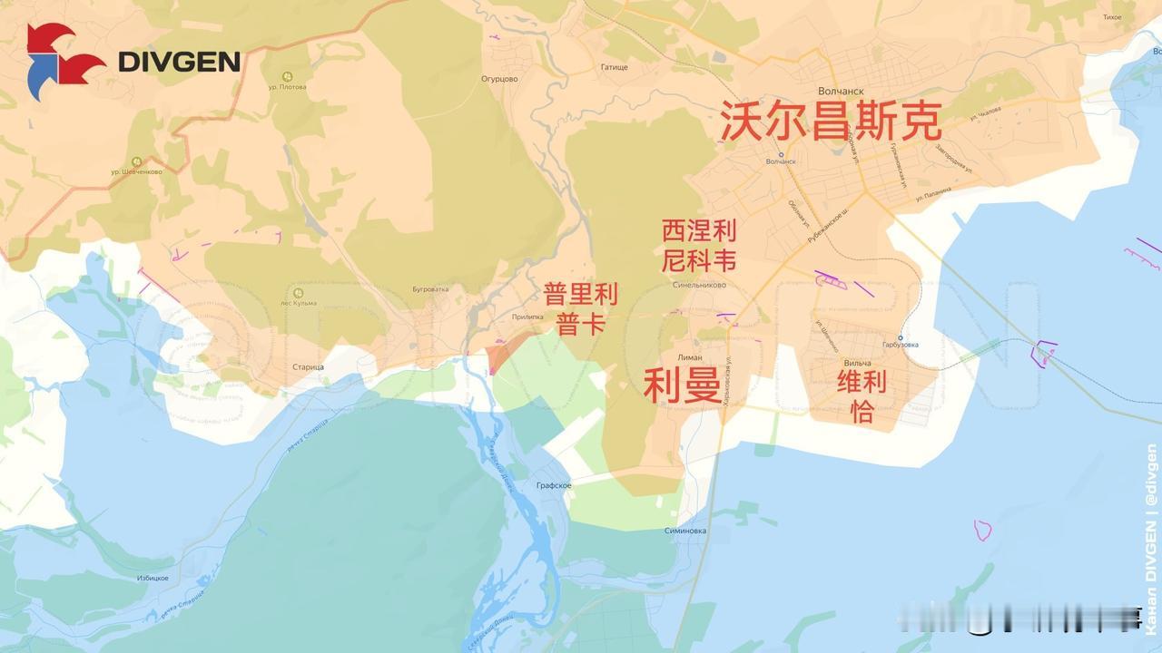 12月23日箭头社更新俄乌战报：

图一：俄罗斯北方集群控制了沃尔昌斯克以西的普