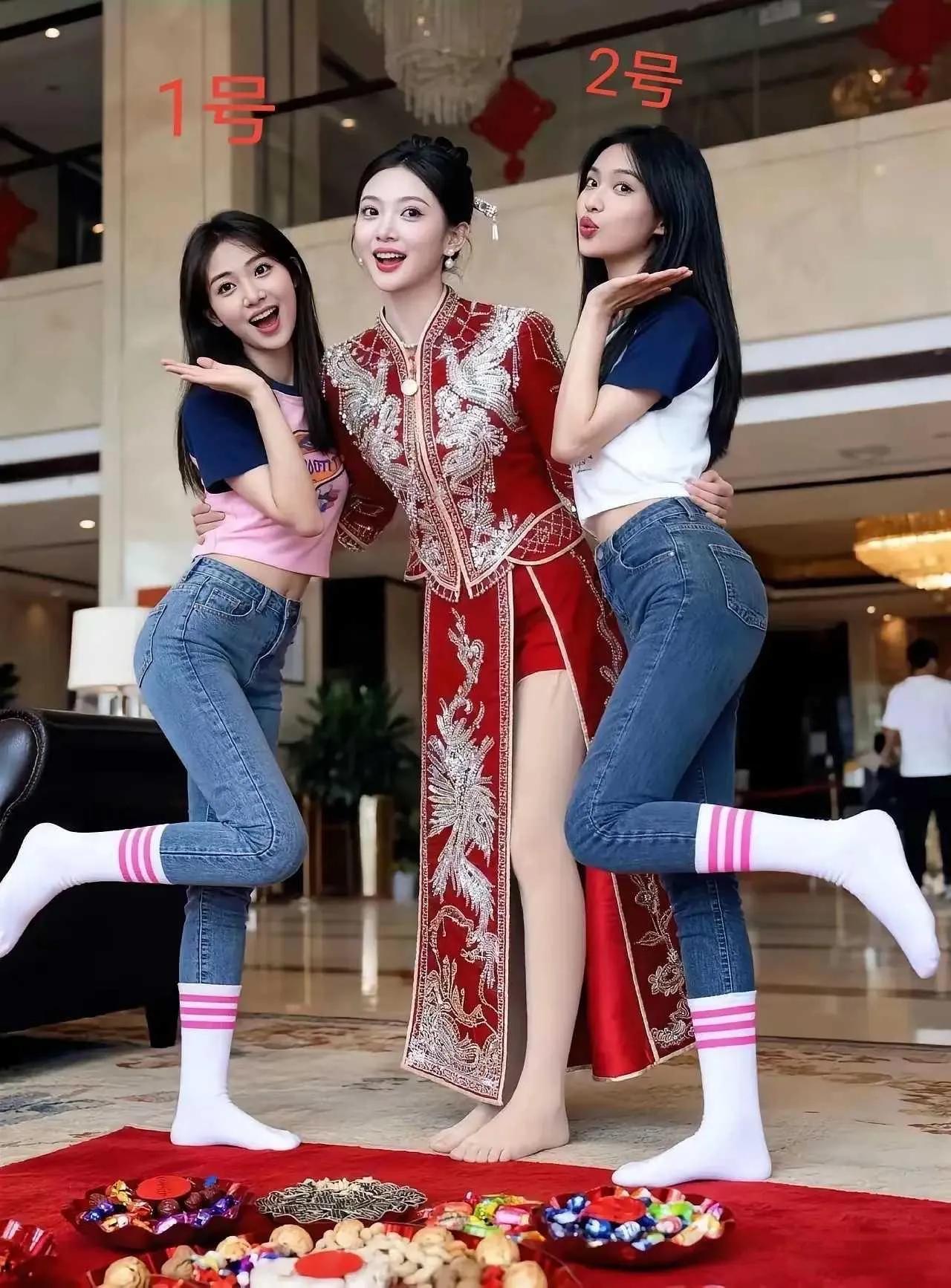 两位伴娘都是单身，彩礼28万8，你中意哪位？