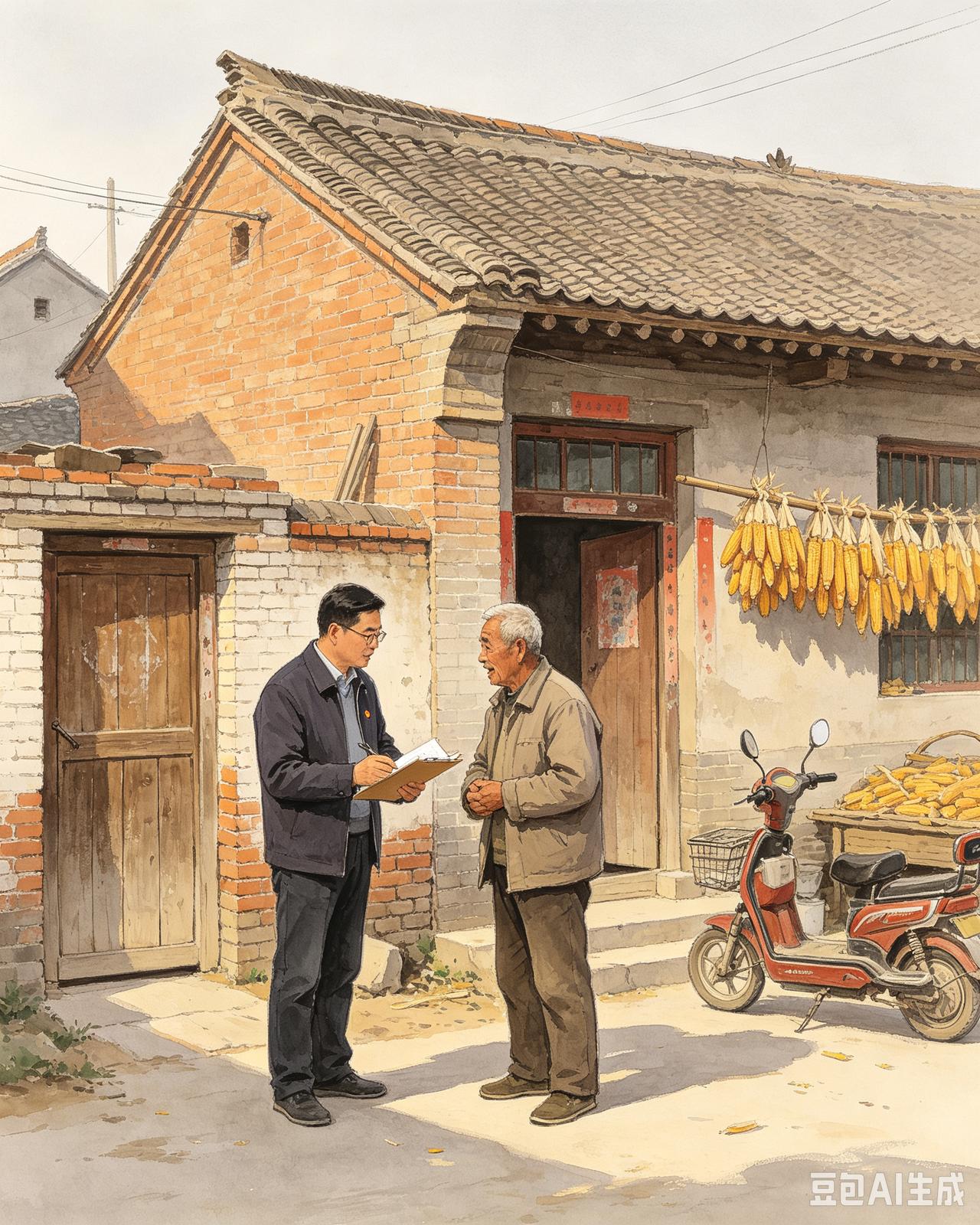 最近河南不少村子，村干部上门登记房屋信息，开展宅基地排查工作，很多村民误以为要大