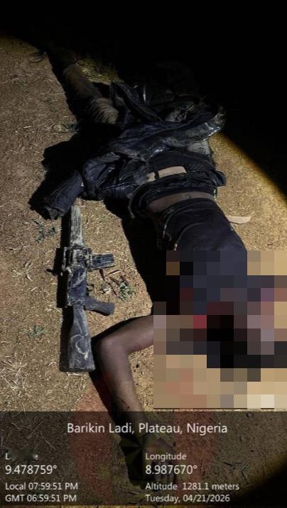 2026年4月21日星期二晚间尼日利亚军队驻普拉托州巴尔金拉迪地方政府辖区部队成