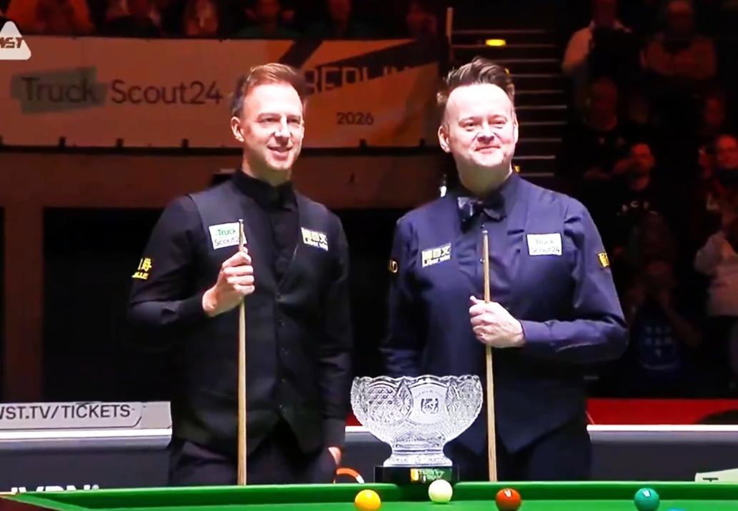 特鲁姆普10-4战胜墨菲，四夺德国大师赛冠军，打破一年多的冠军荒！


北京时间