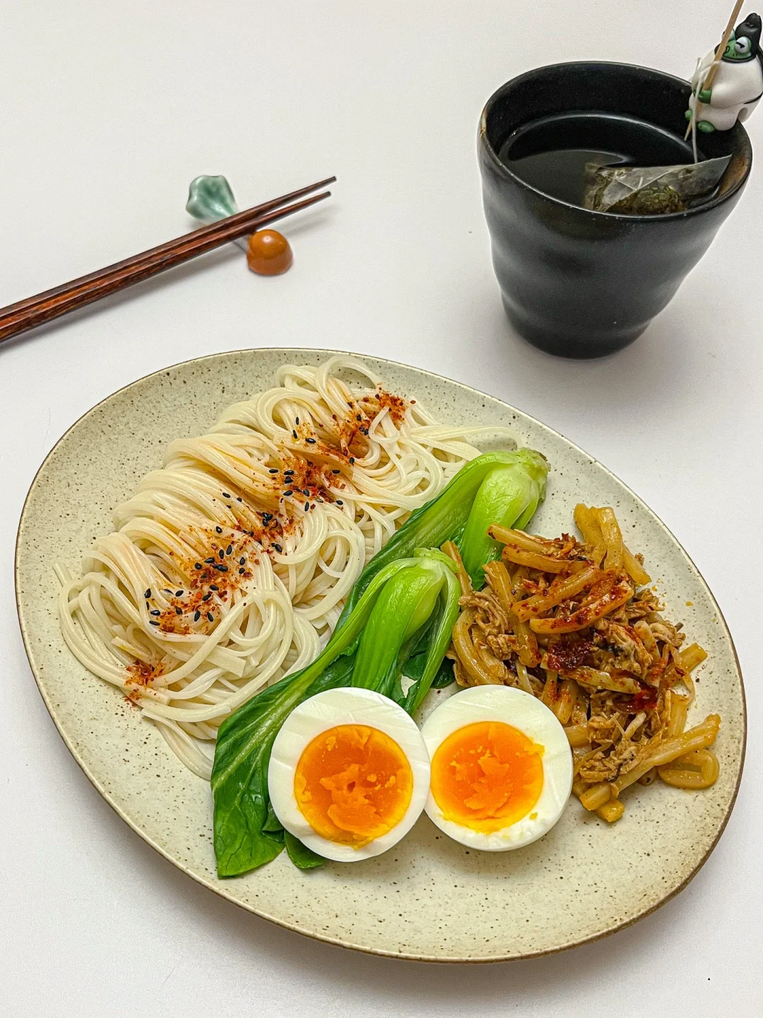 今日份晚餐 | 🍜减脂晚餐-麻辣鸡丝凉面
