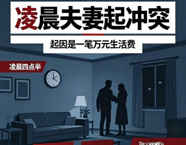 万元生活费起争执，夫妻打斗诱发丈夫病发身亡
