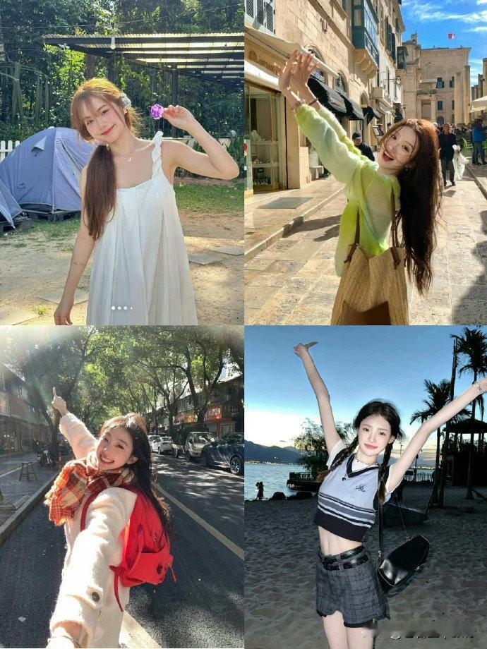 拍照姿势大全｜万能不尴尬，随手出片✨拍照什么姿势最好看 拍照姿势不重样 
站姿：