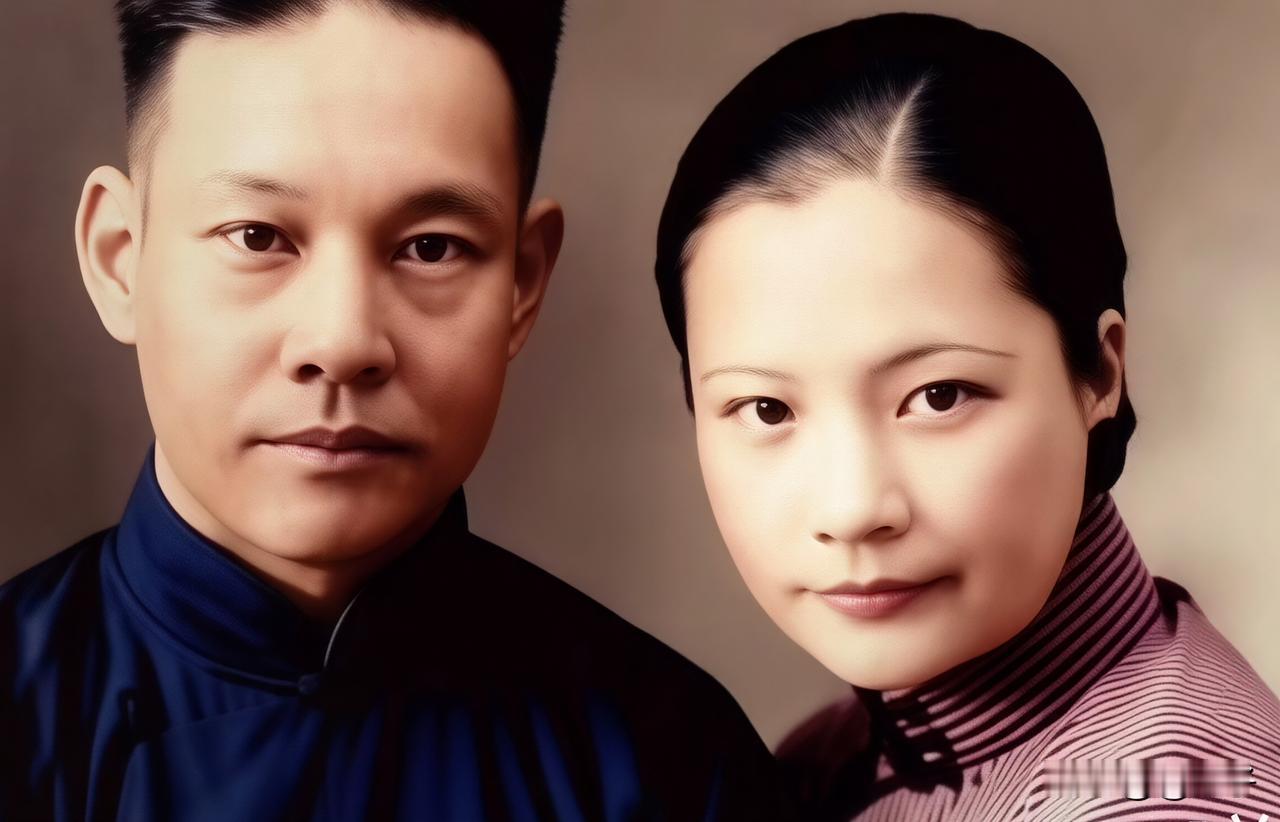 周信芳和裘丽琳夫妇，女子拥有四分之一苏格兰血统，是梨园史上非常特殊的女性，不只是