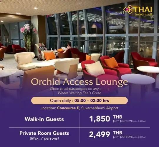 📣 尊敬的乘客请注意
在出发前感受舒适体验 💜 泰国国际航空现已开放 Orc