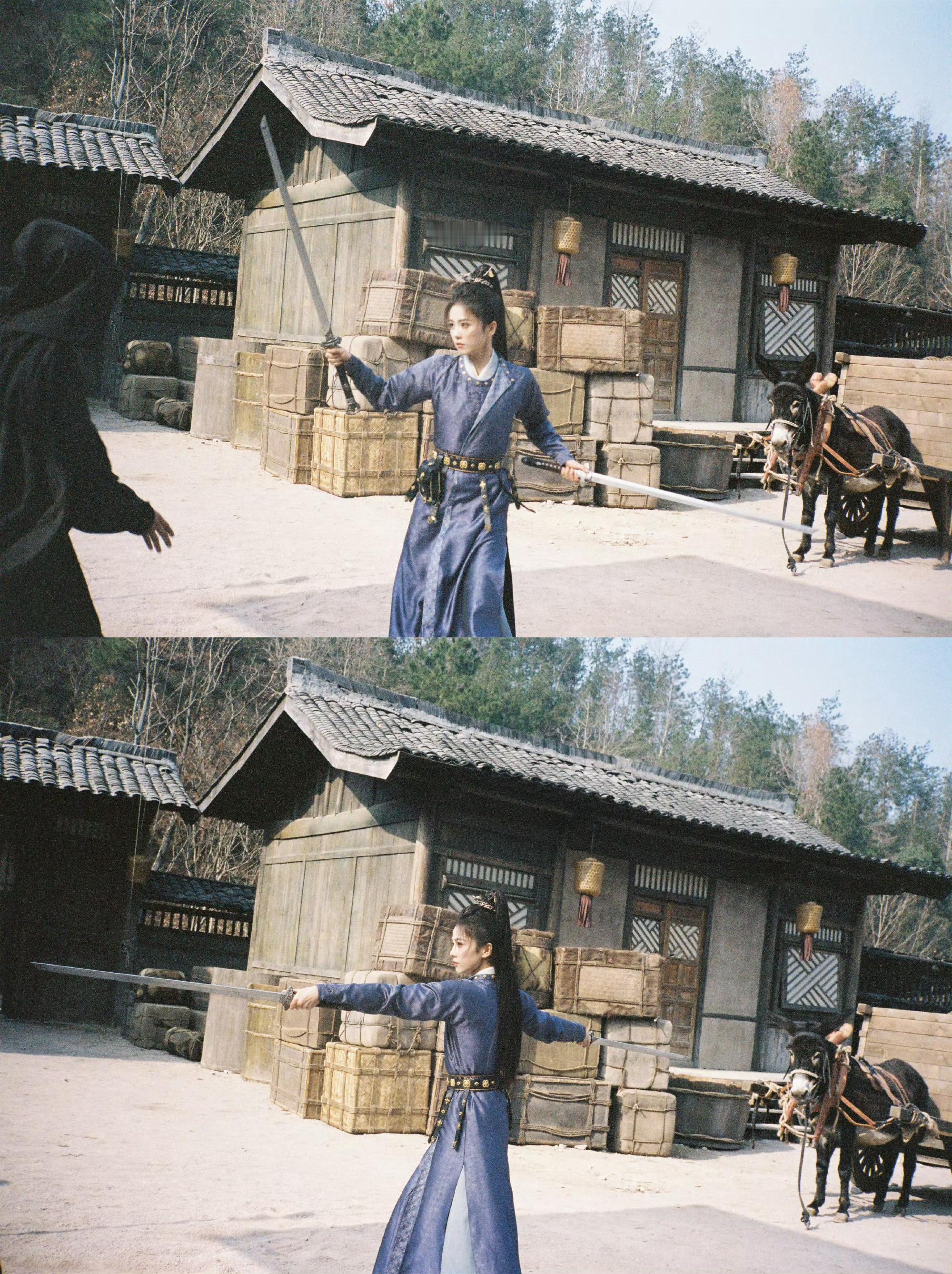 白鹿分享戏外的李佩仪好美的鹿鹿！戏里戏外都是英姿飒爽的李佩仪呢 