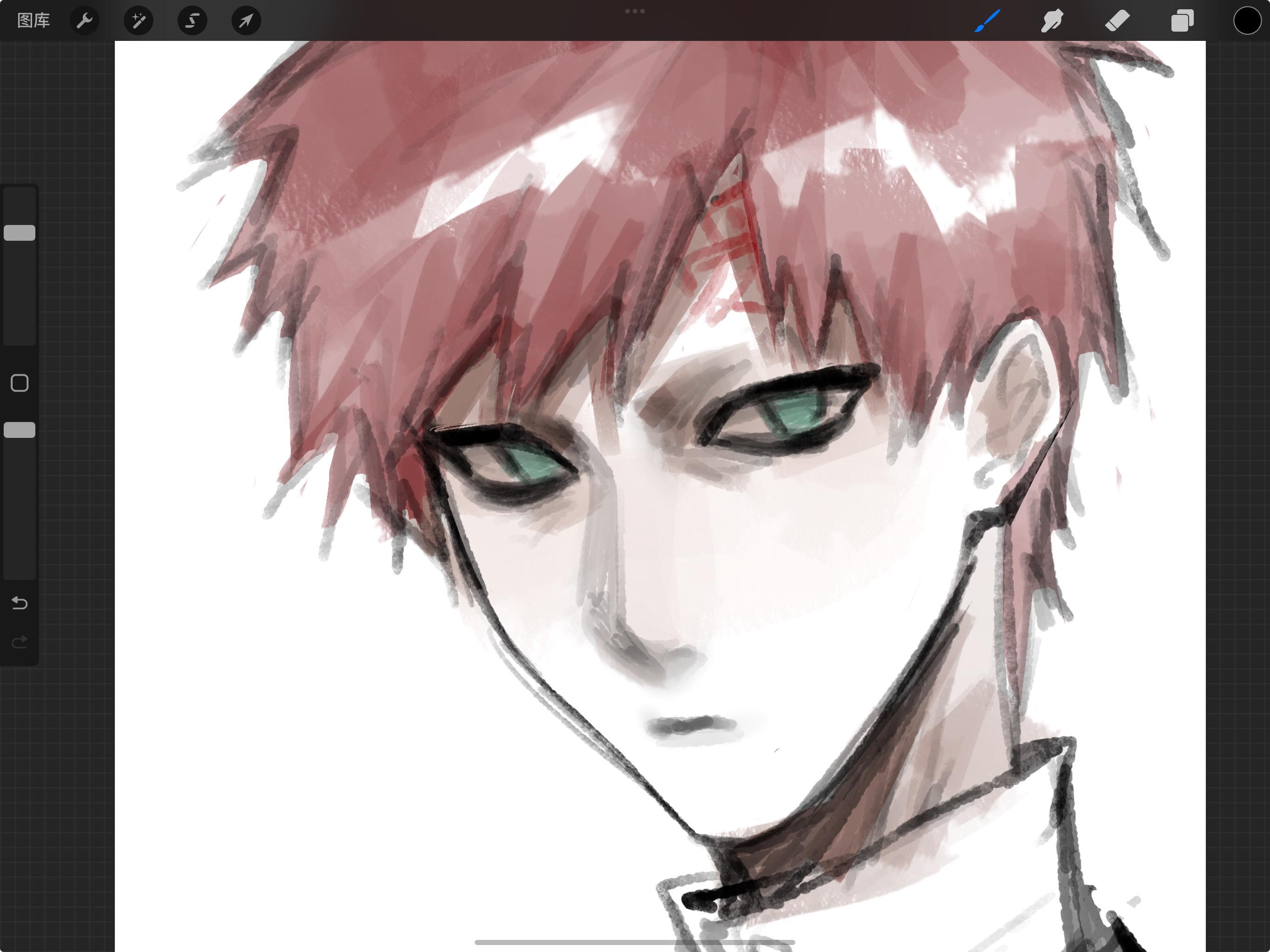 处于一个每天画两笔就燃尽的状态