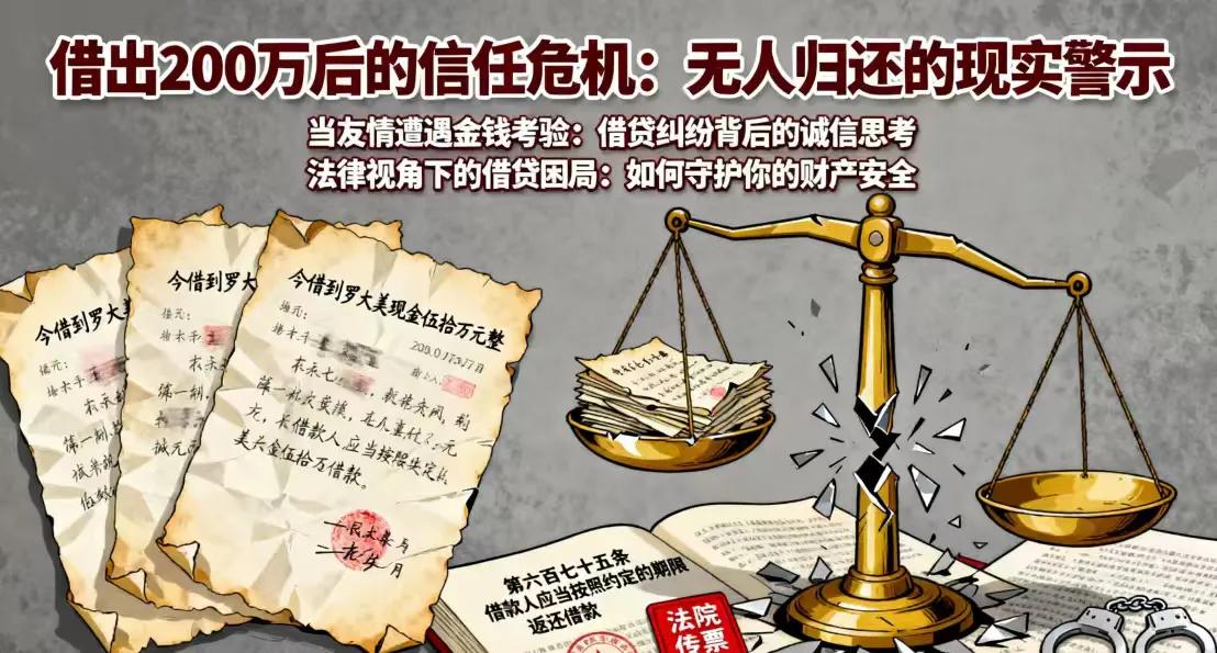 罗大美生前的200万借条：网红离世背后的人情与金钱考验

“他们都知道大美不在了