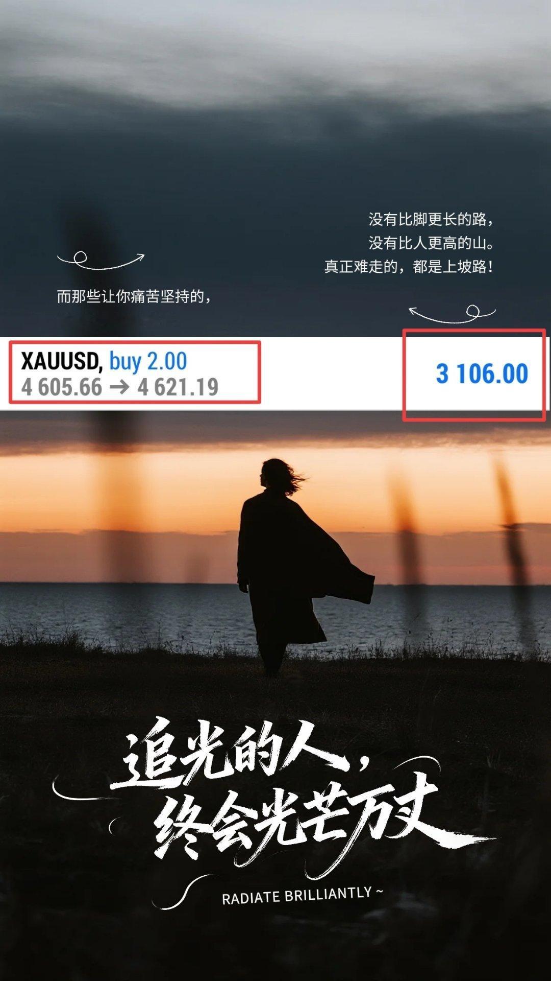早间回踩4605低多入场，顺利抵达4621目标，止营离场，16美元空间落袋310