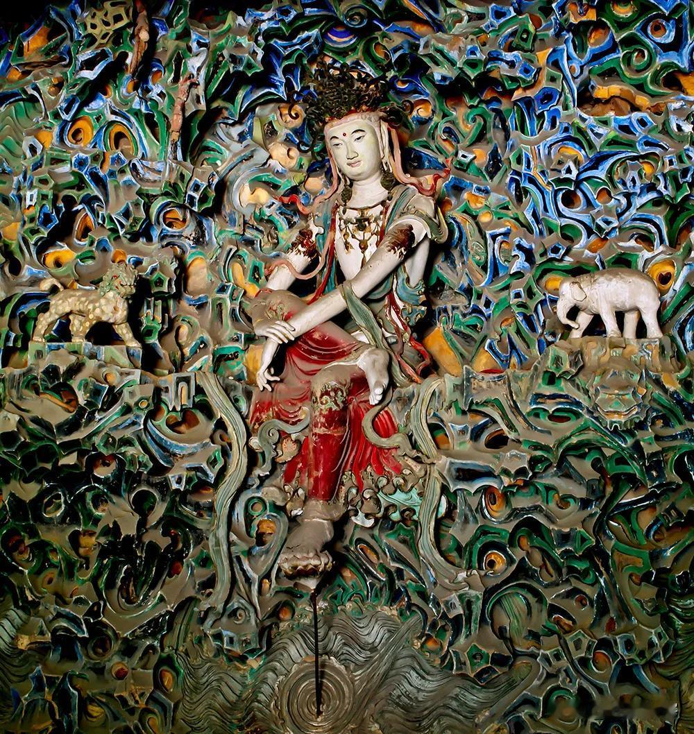 半跏趺坐 水月观音