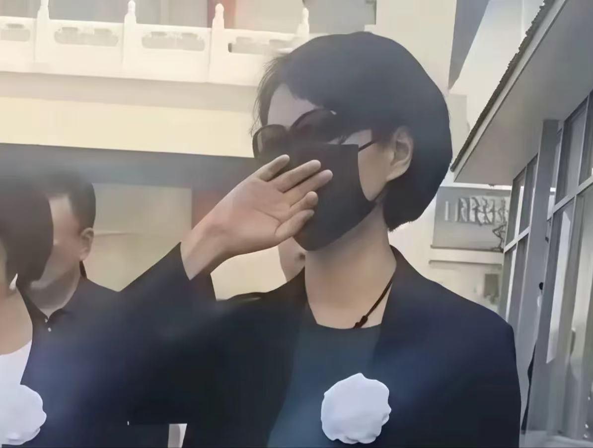 李修平挺不喜欢别人拍摄自己的，去送别敬一丹，走的时候，还伸手挡住嘴巴，看着拍摄自