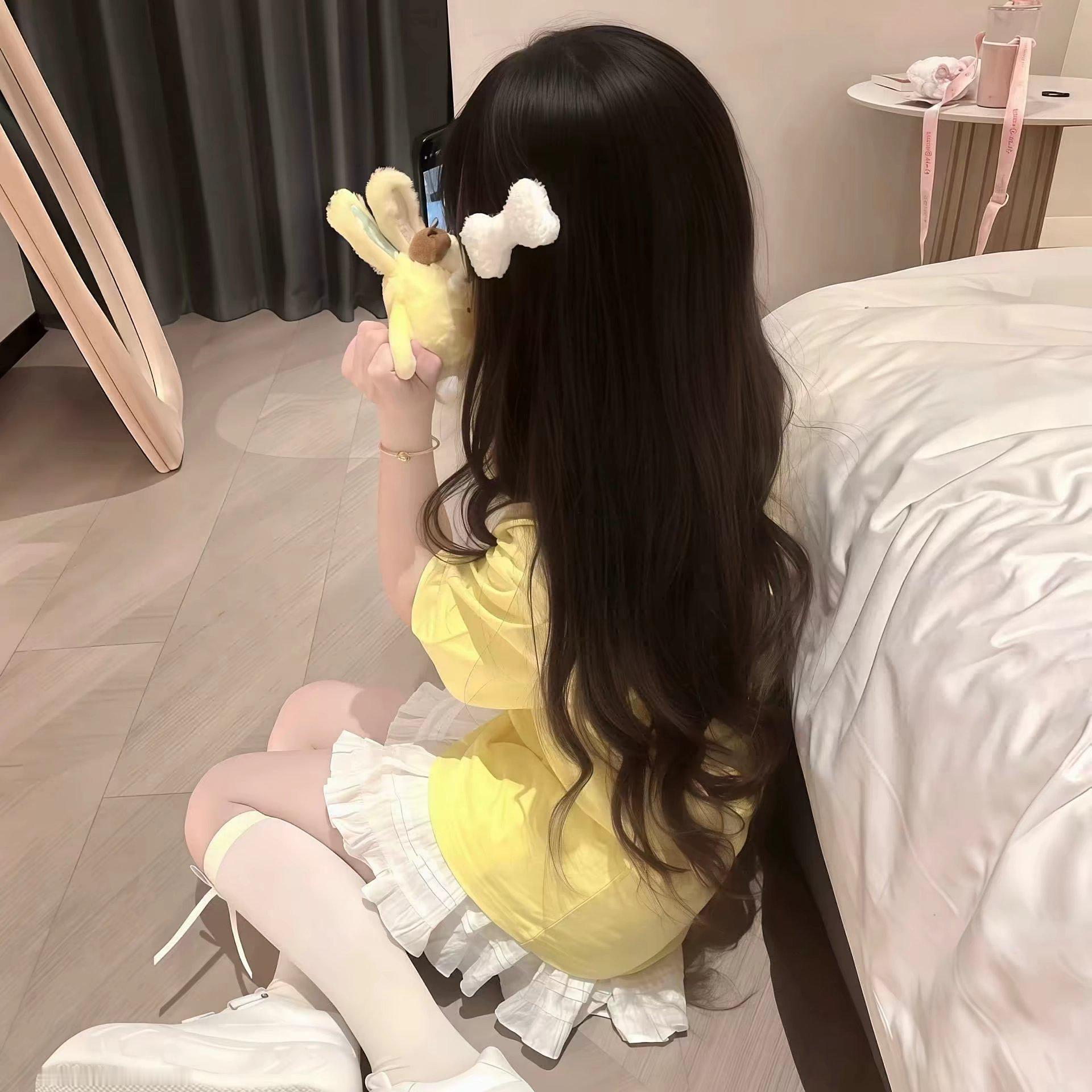 黄色系丨ins风丨清透感丨高清女头丨韩系丨不露脸女生头像丨可爱丨简约 ​​​