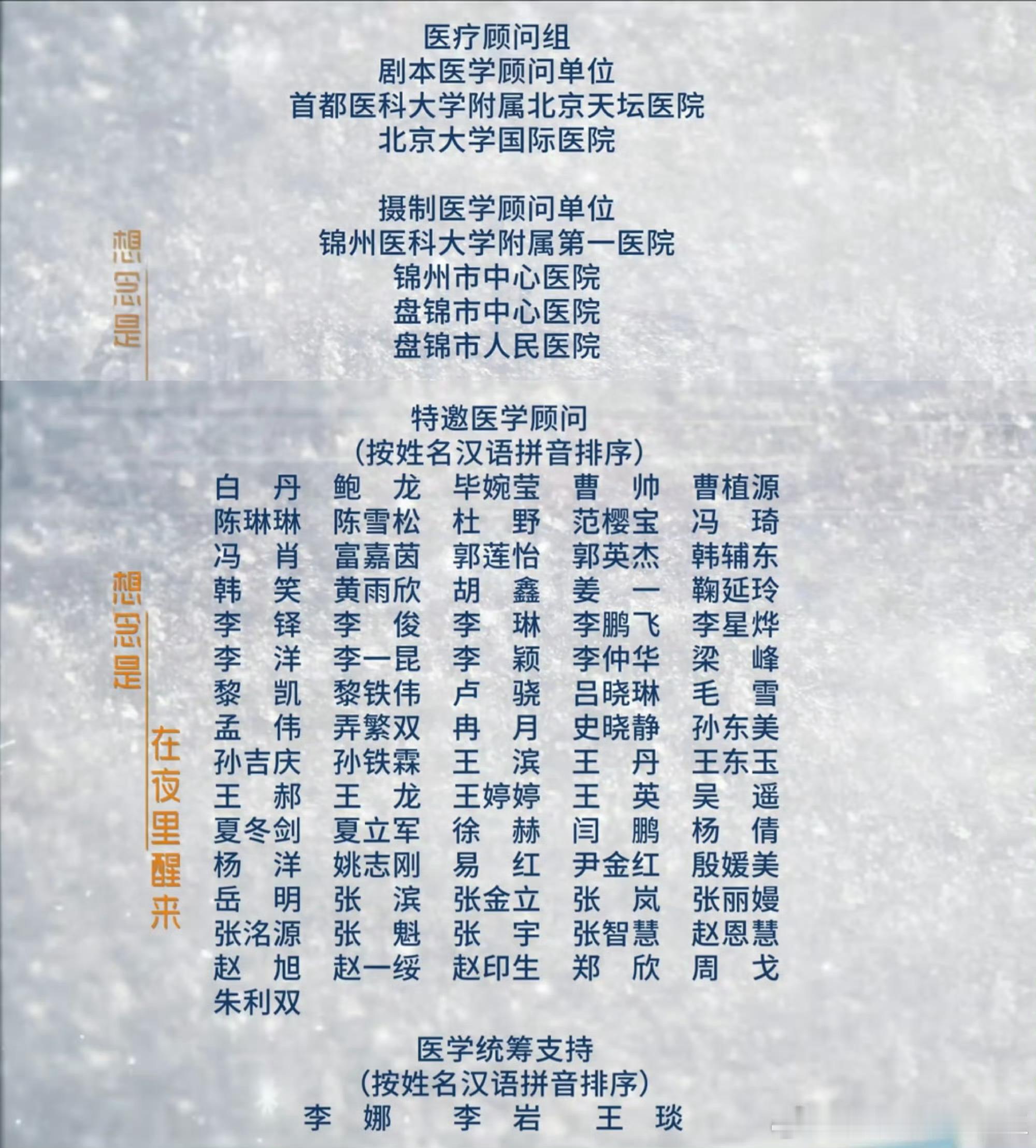 小城良方医学顾问名单好几个粉丝艾特我，看一下肖战哥哥演的新剧《小城良方》，是写的