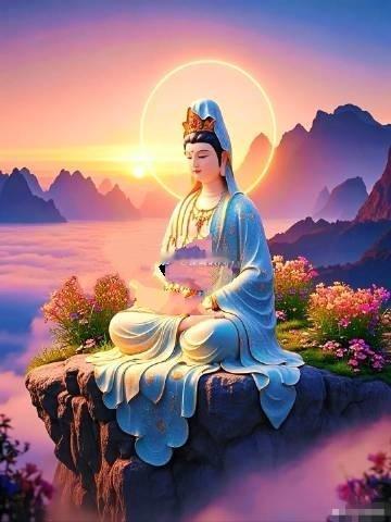 礼赞菩萨，观音赐福，见者接福！  🙏 