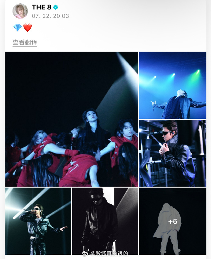 徐明浩分享V8Live花絮照 都来欣赏徐明浩的超绝表现力