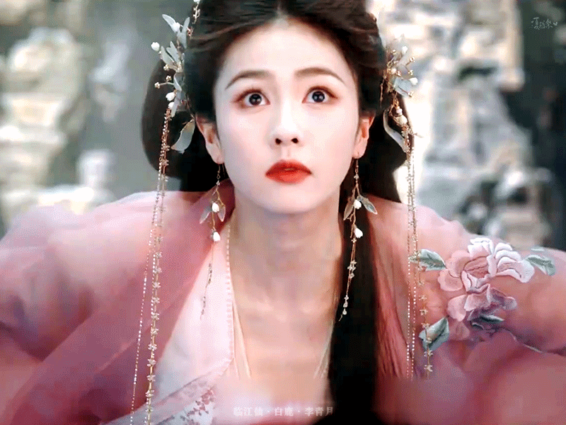 谁给白鹿梳的头也太好看了 好明媚的少女 ​​​