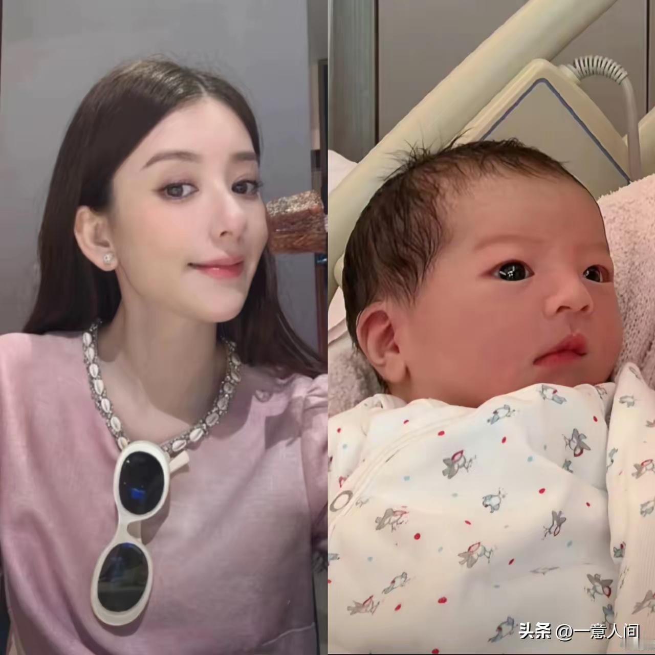 终于懂电视剧里女儿和妈妈为啥让一个人演了！方媛这不就生了个“翻版自己”嘛！刚出生
