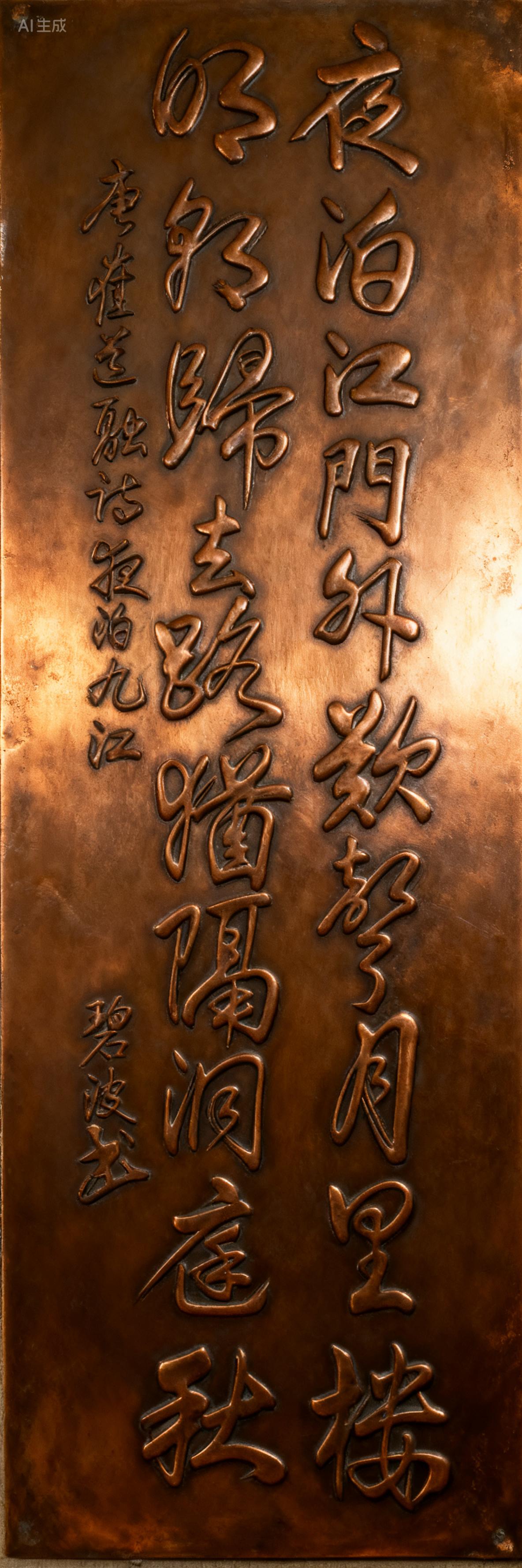 平台又在鼓励我发书法作品了，我得马上响应啊！

今天发的仍然是唐朝诗人崔道融的诗