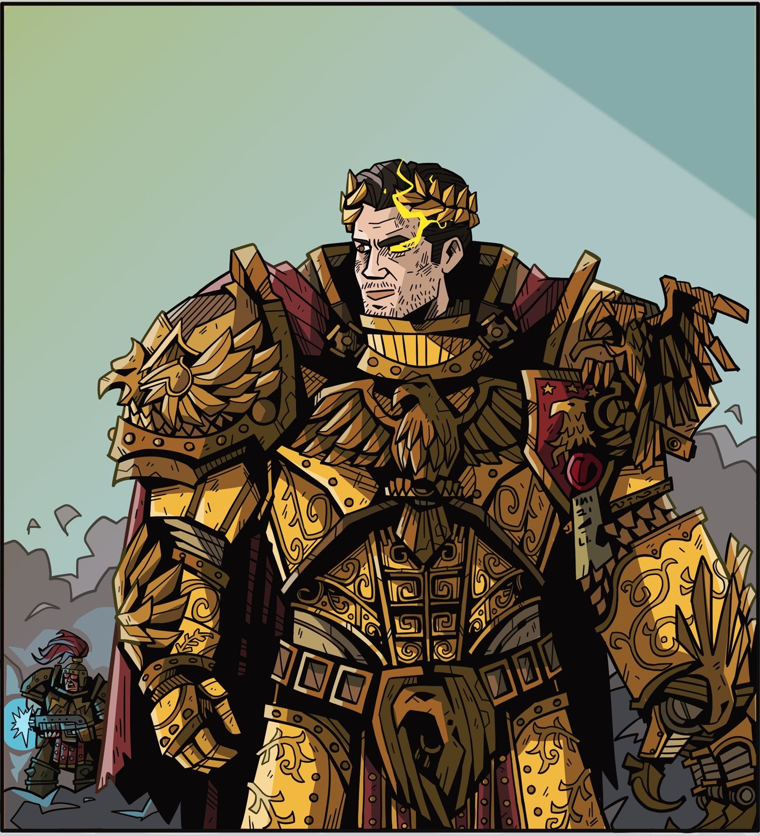 战锤40k 帝皇by Aron Rodriguezz 