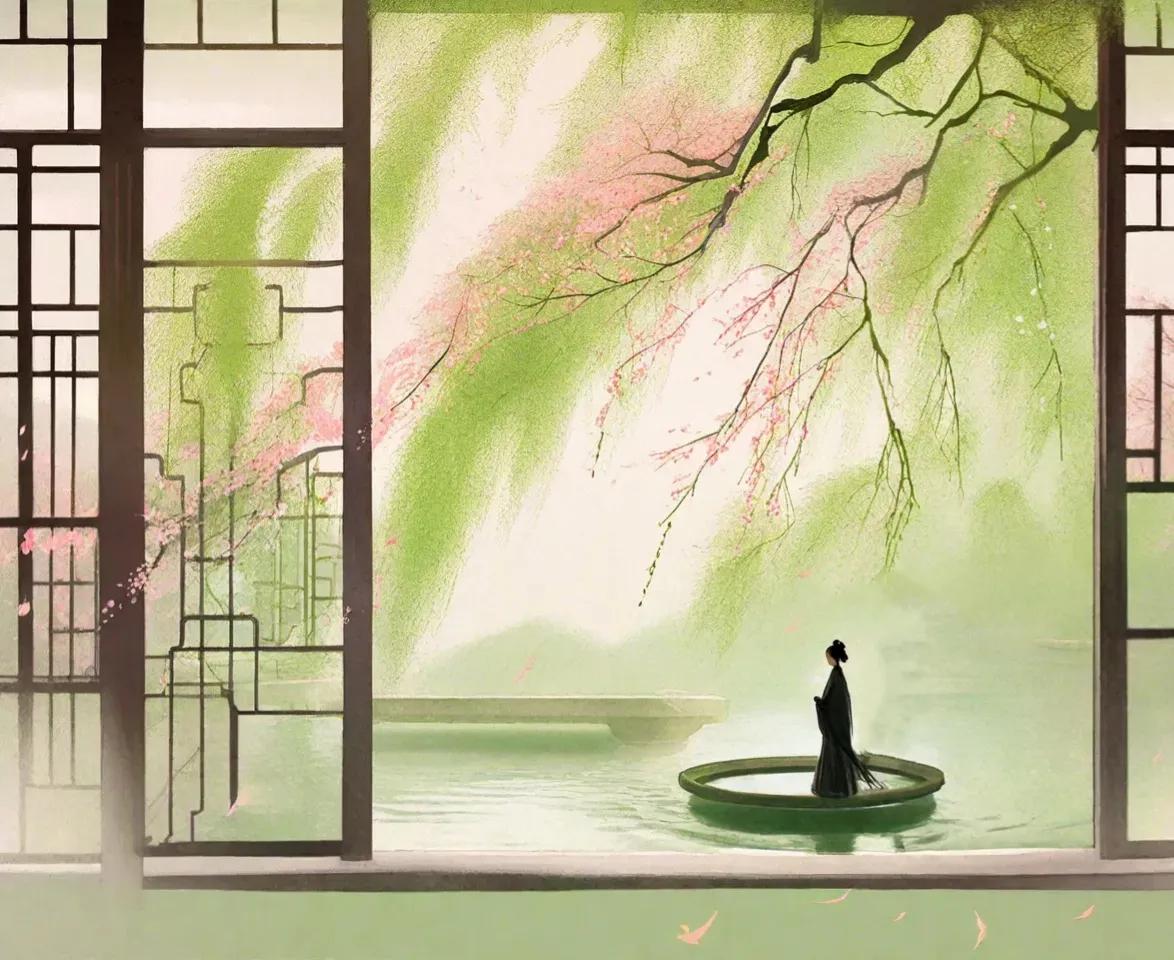 觉后不知明月上，满身花影倩人扶。——陆龟蒙《和袭美春夕酒醒》
【释义】酒醒后才发