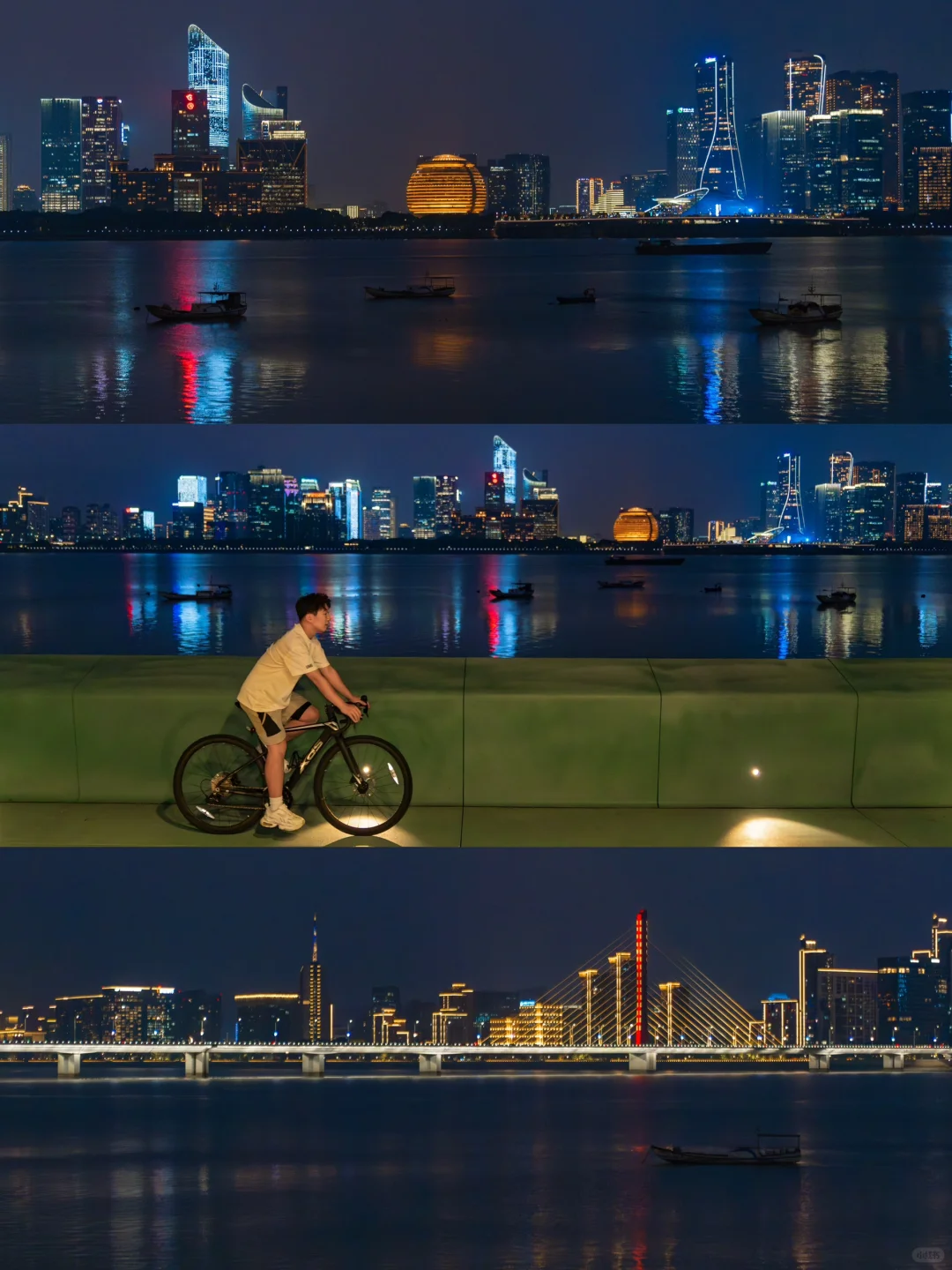 杭州这2️⃣条早c晚c骑行路线🚴风景简直封神