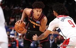 老鹰队有这2位超新星，还要特雷杨干嘛？

第一位，杰伦约翰逊，在今天131:11