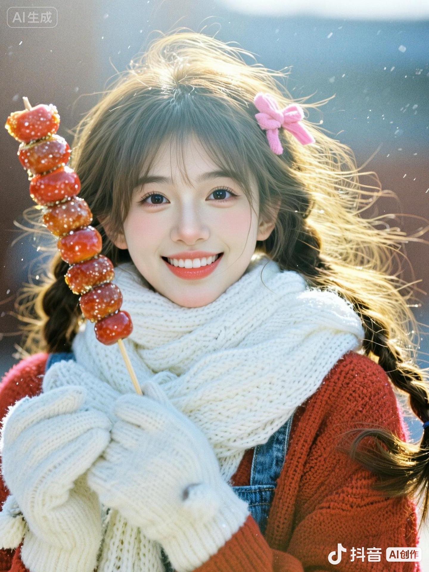 晒到的阳光分你一半，但糖葫芦你只能吃一颗。