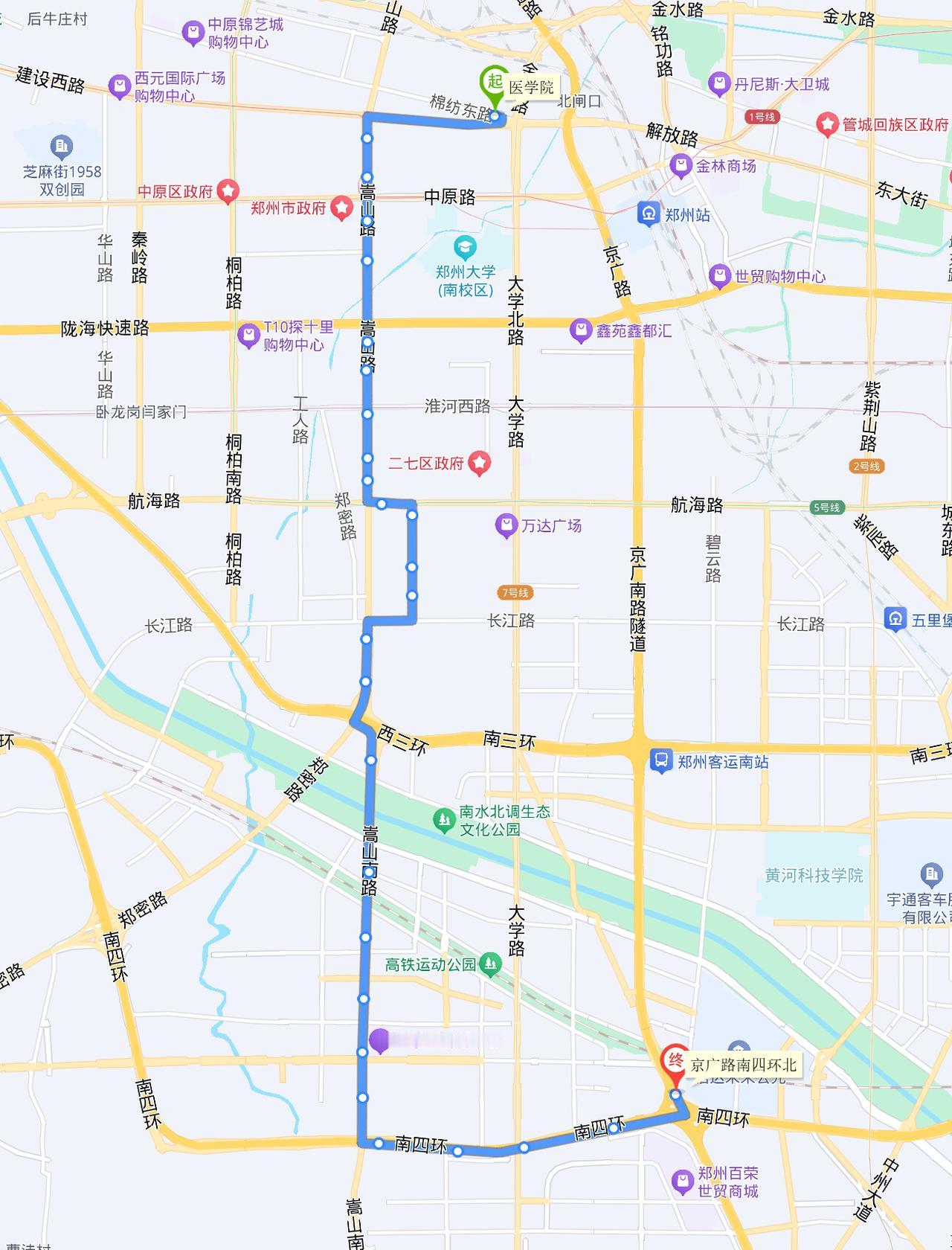 请注意，郑州公交多条线路站点临时调整!
受郑州市二七区兴华街（航海路至金水河段）