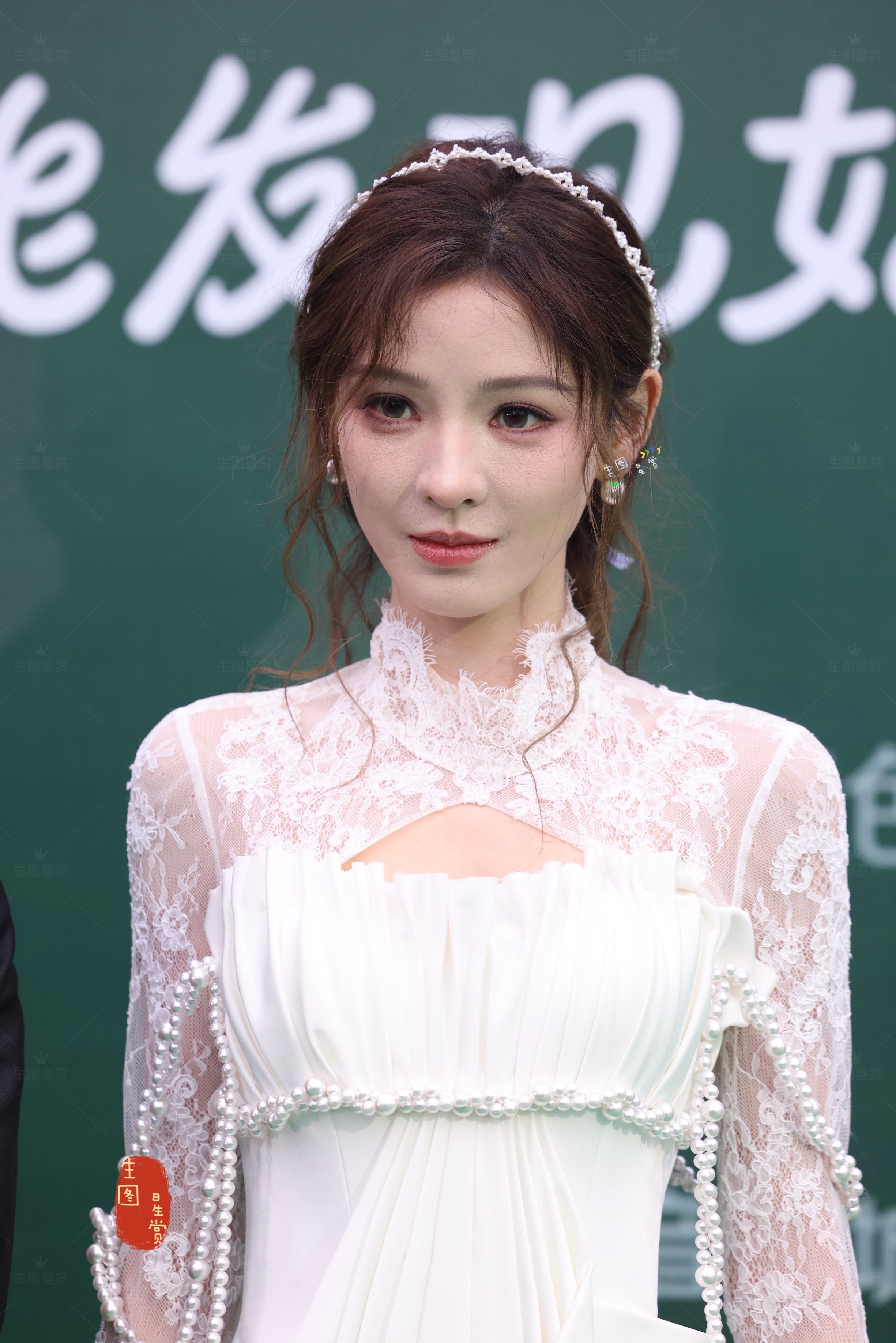 张予曦杭州线下活动生图纯白系珍珠女神阿瓜🤍👸🏻 