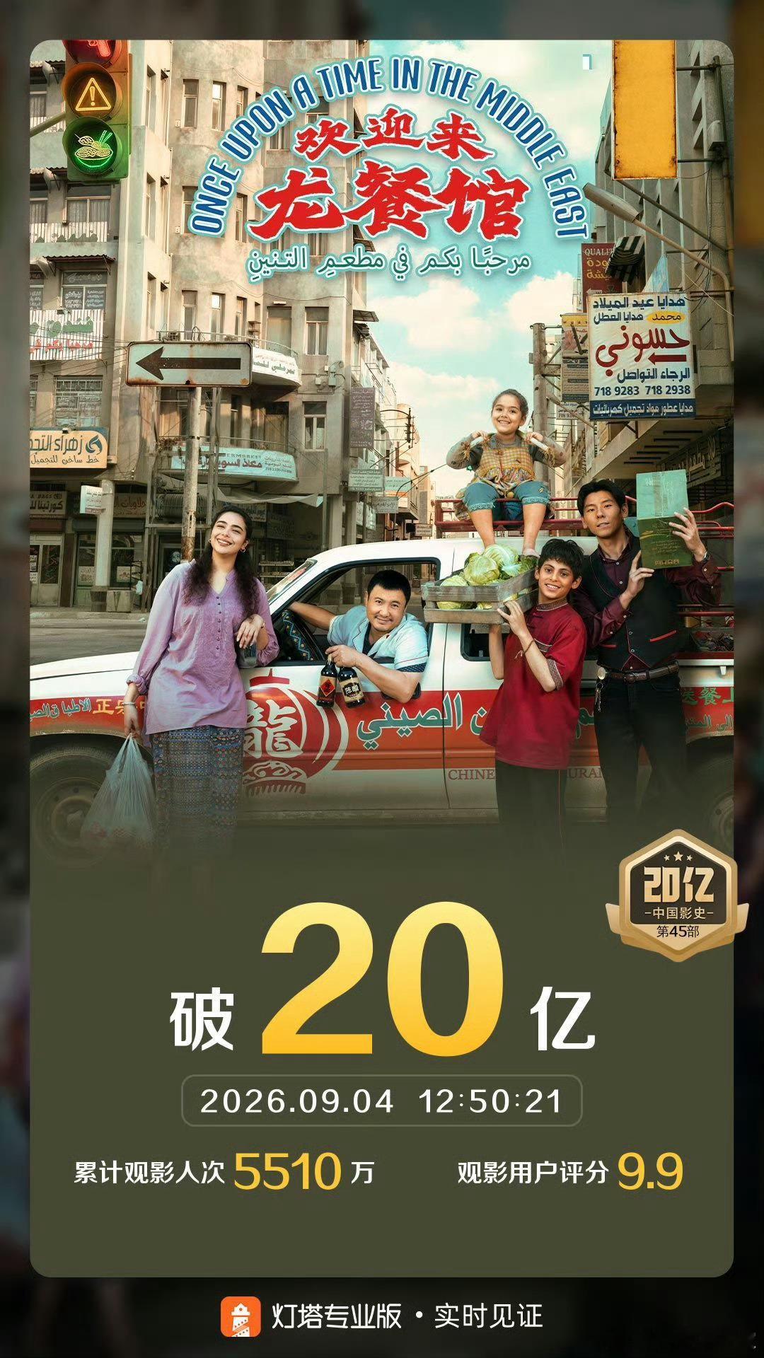 欢迎来龙餐馆总票房破20亿原来“好好吃饭”四个字，真能被五千多万人接住，银幕上的