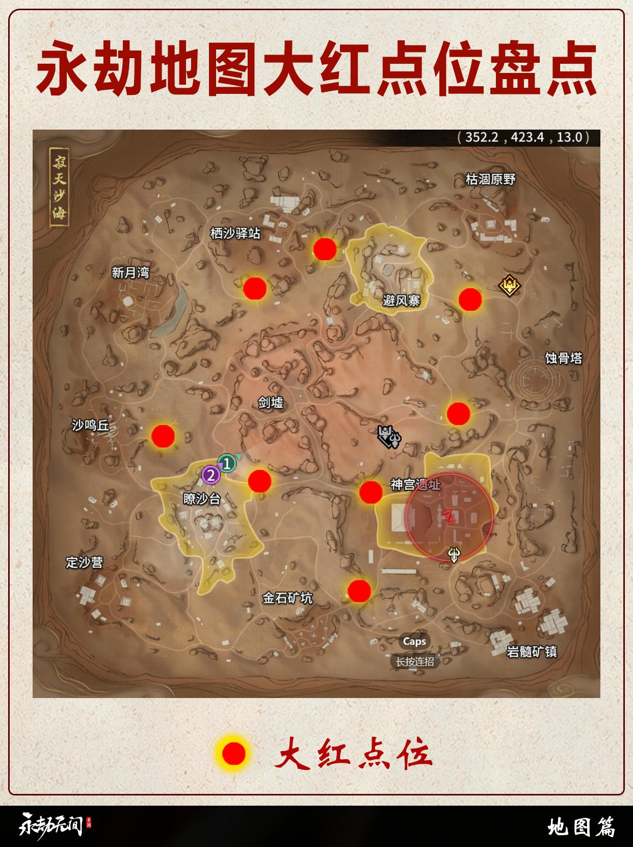 永劫摸金地图大红点位盘点。