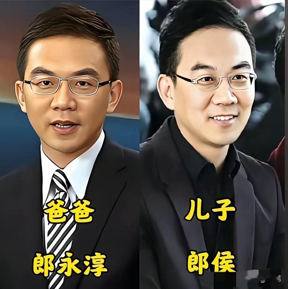 都说龙生龙，凤生凤，央视名嘴的基因里，似乎天生就带着话筒的质感。翻看老照片才发现