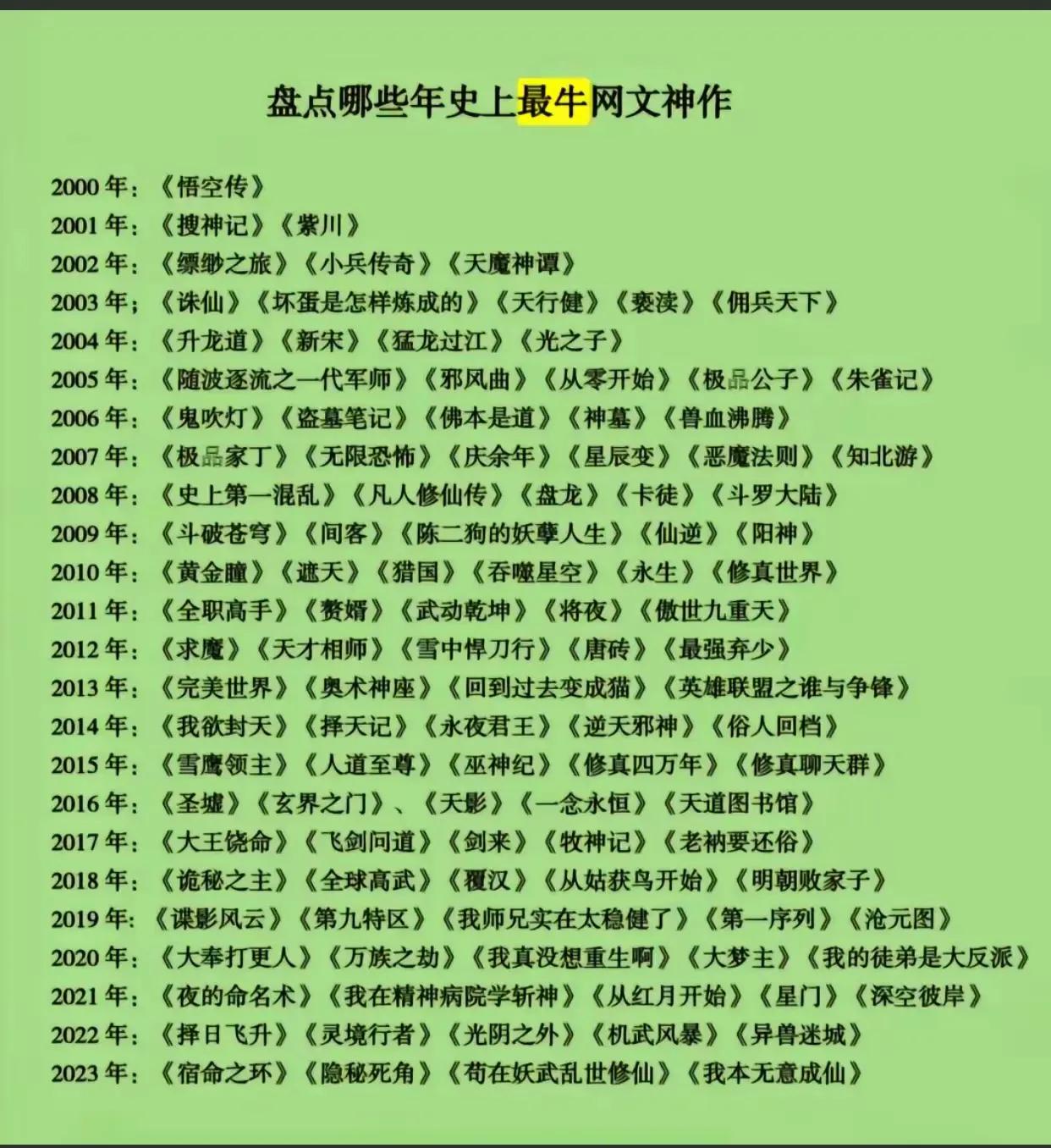 这么多神作
大家都看过哪个？