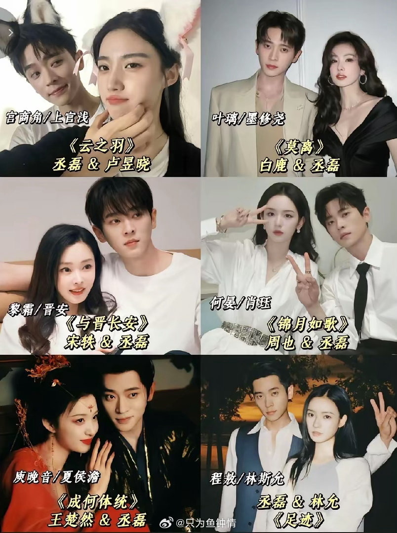 大家发现没有丞磊这个人很奇怪他拍的每一部剧跟女主角都没有CP感就算是前一段时间爆