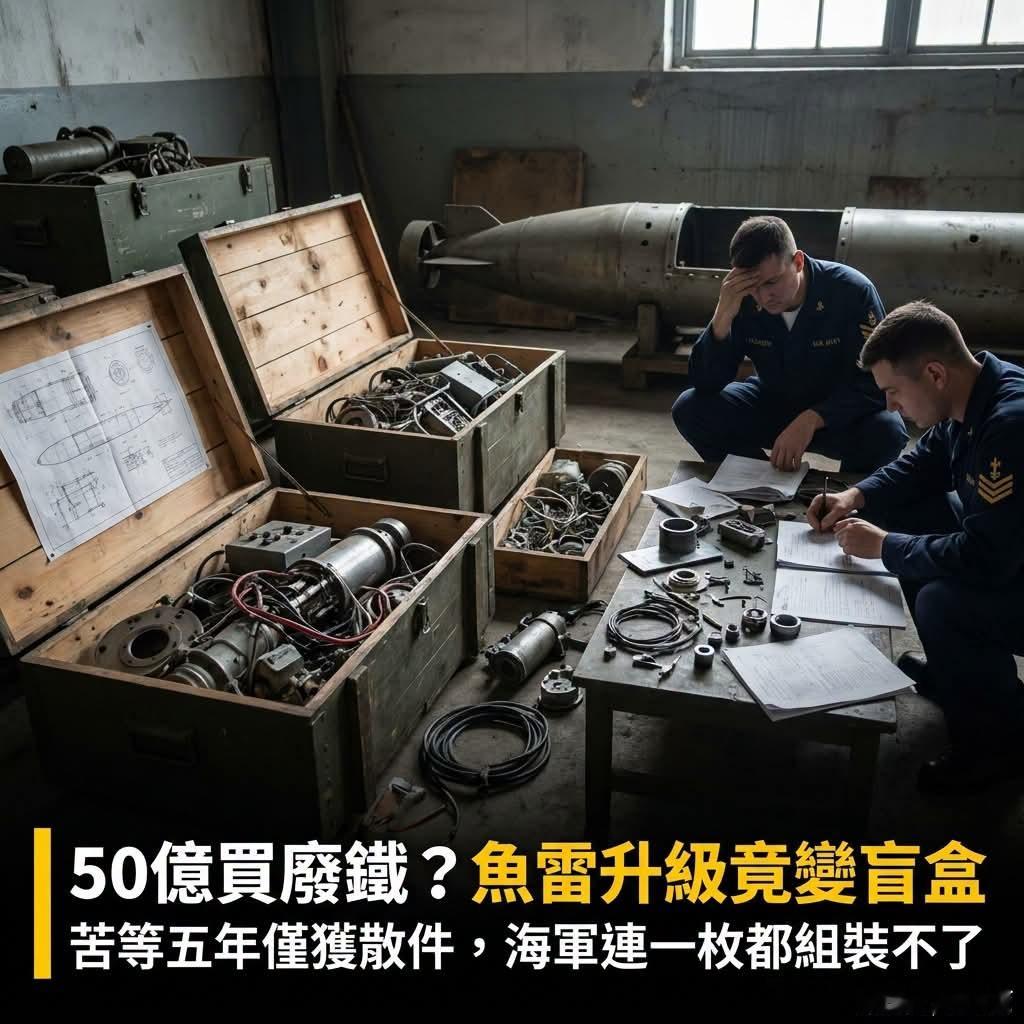 中国台湾省 台媒：花了幾十億台幣跟美國買「魚雷升級大補包」...結果送來一堆像拆
