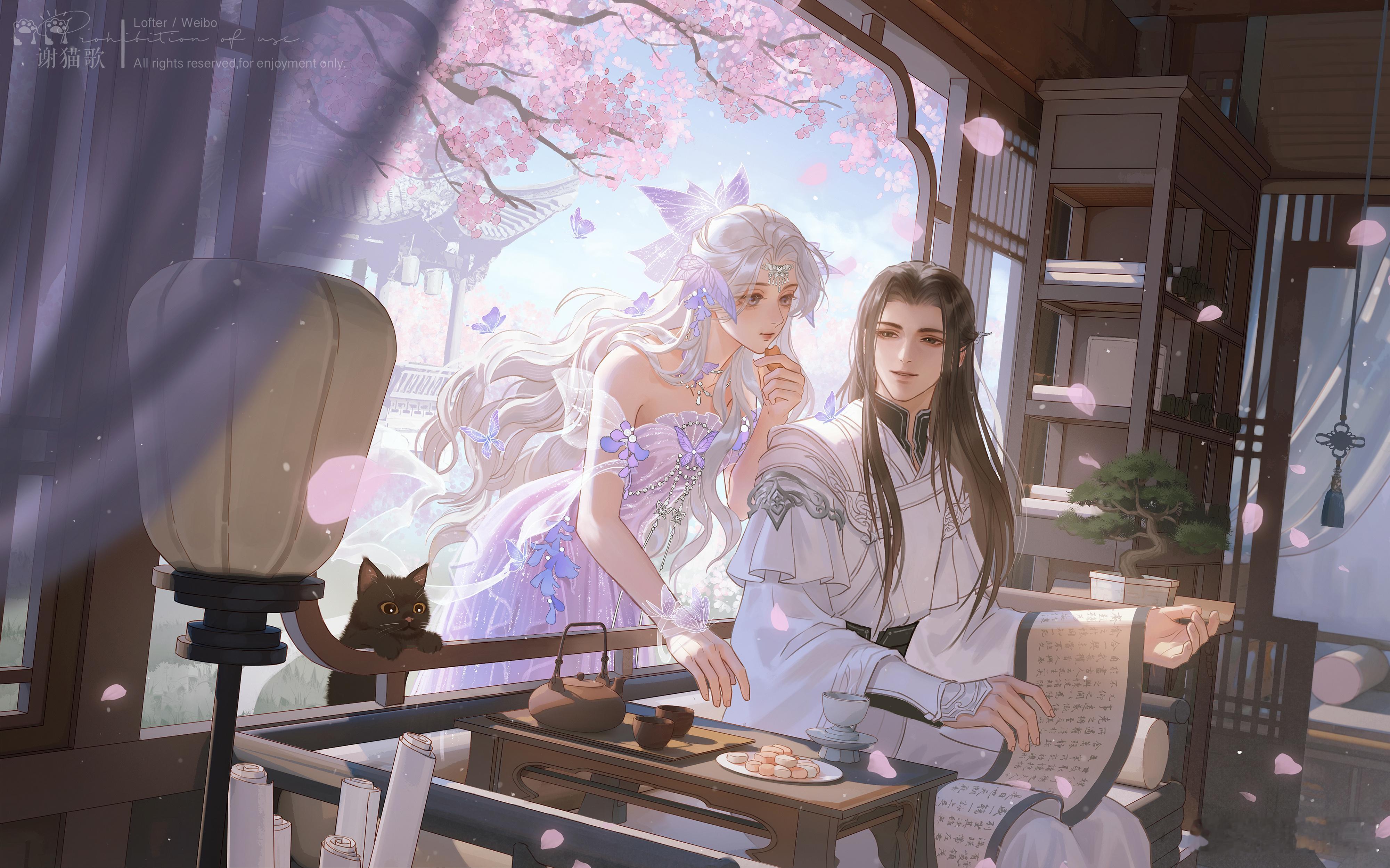 是老福特的接力——月牙儿和你的七夕🌙掬水月在手，弄花香满衣。🌸衣服是新的七夕