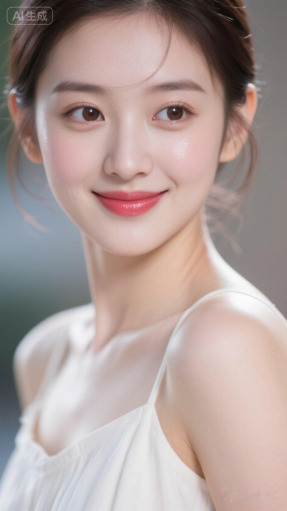 甜美笑容，温柔可人，清新自然，元气满满！
