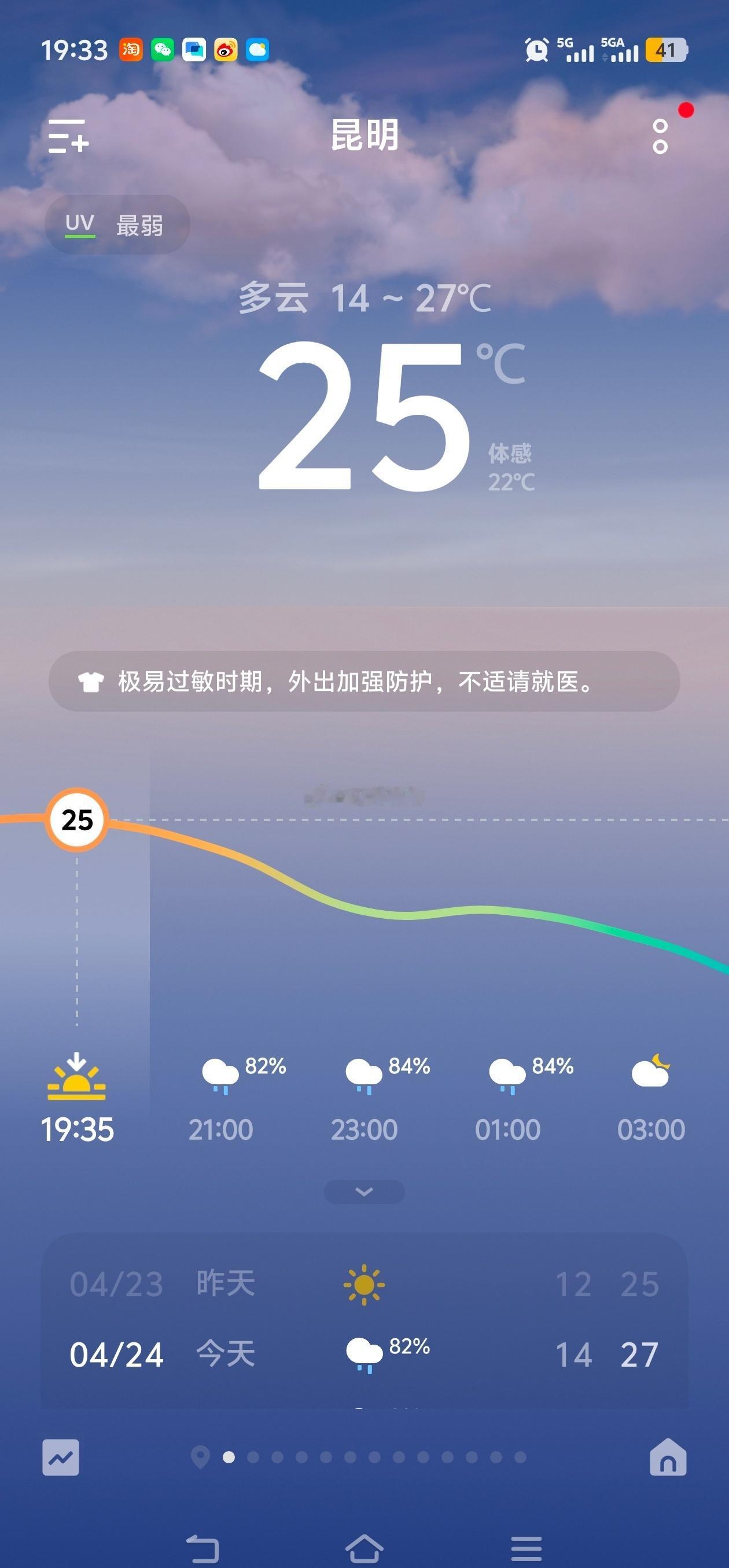 今晚九点要下雨啊，明天也有雨
拍蓝花楹夜景的窗口期是今晚八点
太赶了了吧[允悲]