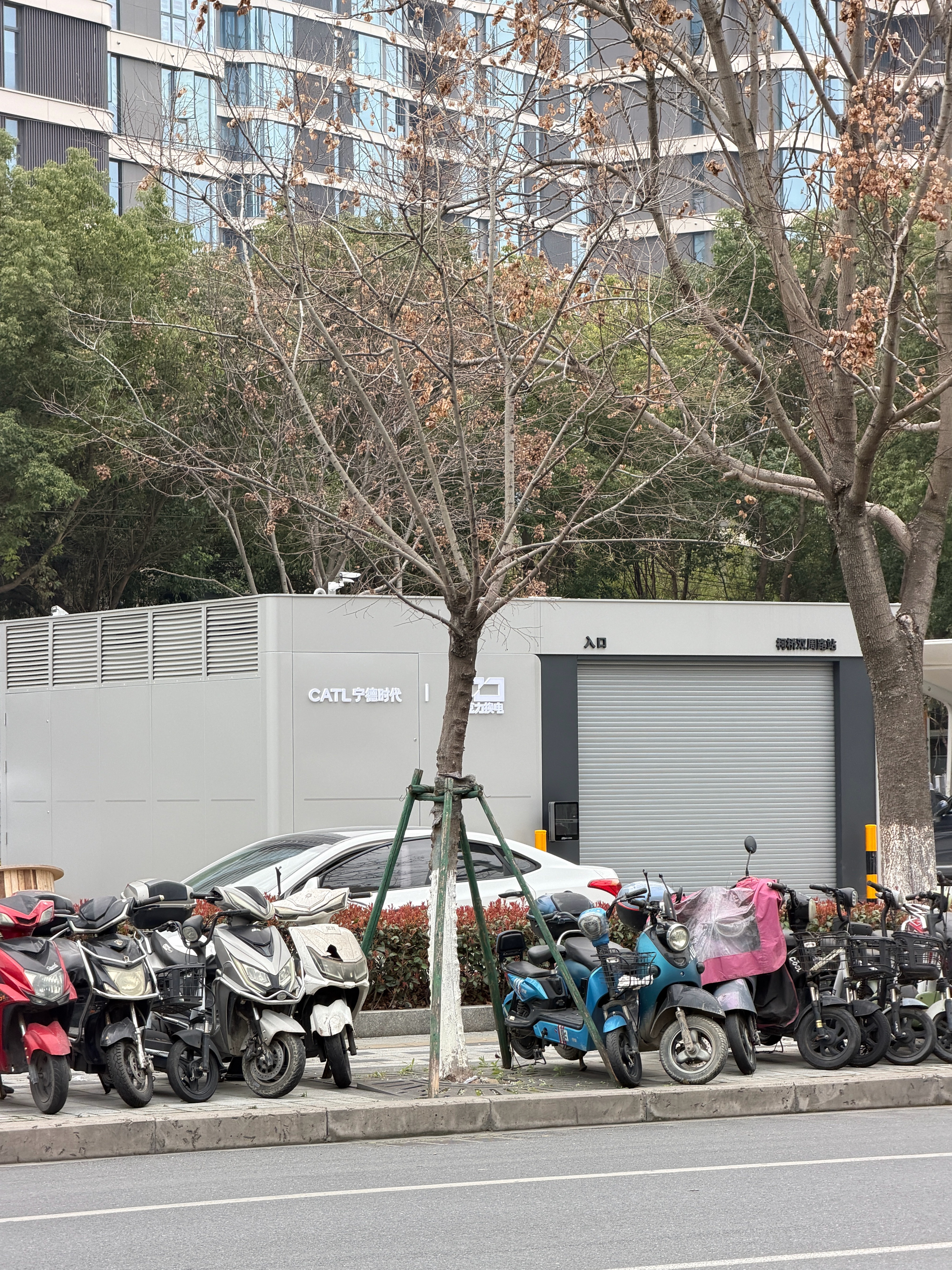 家附近新建的宁德时代换电站宁德时代大v聊车